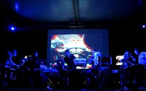 Still from the video: Festival Flussi - August 2009