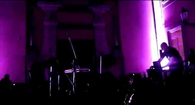 Still from the video: My performance at Flussi Festival 2011 - Agosto 2011